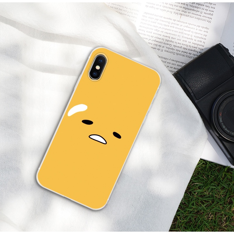 Dễ Thương Ốp Điện Thoại Silicon tpu Mềm Họa Tiết Hoạt Hình gudetama Cho iphone 11 13 pro xs max xr 6s 8 7 plus 5s se2 12 mini 14 pro max