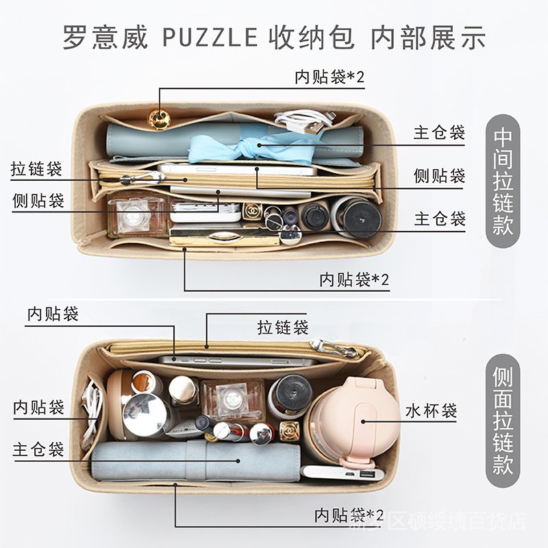 Túi Đựng Đồ Chơi Xếp Hình Luofe Fish loewe loewe Lót Lớp Lót Hình Học Tinh Tế