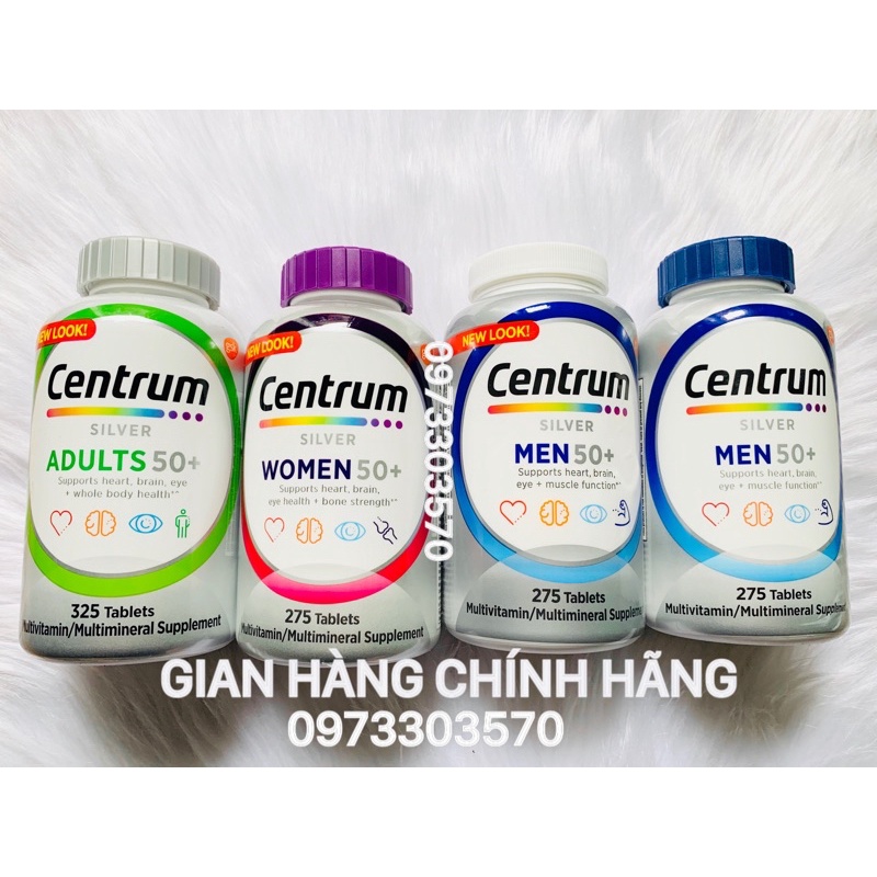 [Hàng Mỹ]date10/2024 viên Centrum silver ultra women's 50+ (275viên)