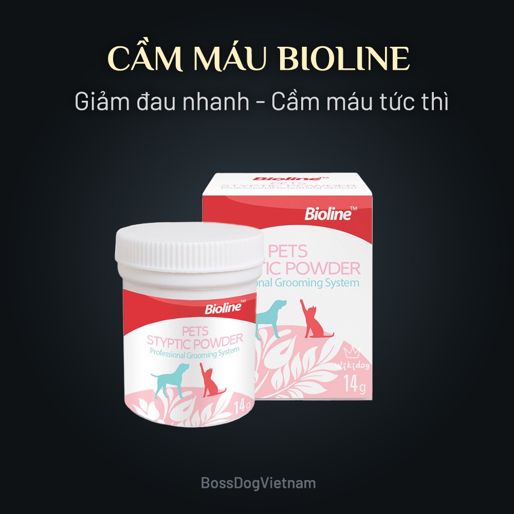 Bột cầm máu Bioline - Giảm đau - Cầm máu hiệu quả | BossDog