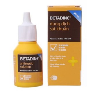 Dung dịch sát trùng vết thương Betadine 30ml