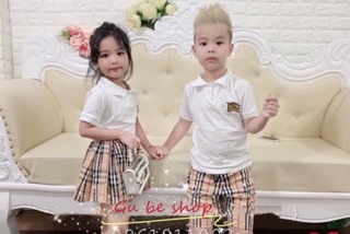 Set burberry cho bé trai bé gái