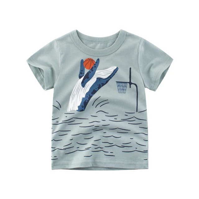 Áo phông bé trai mùa hè