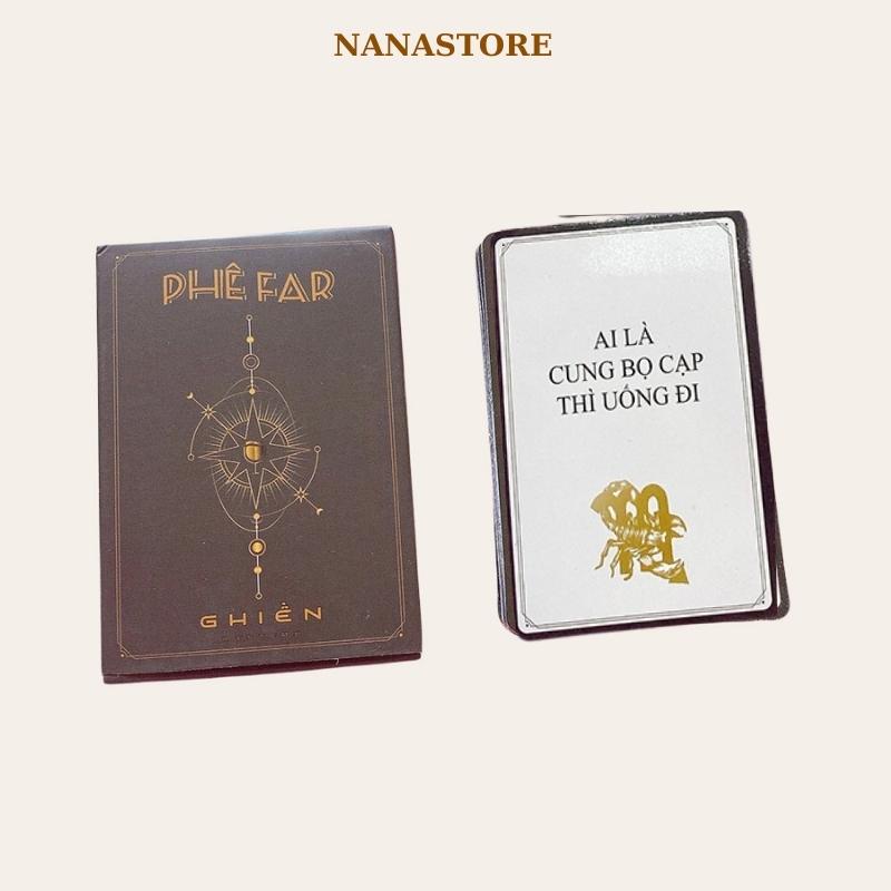 Bộ Drinking Game Phê Far Bài thử thách gắn kết tình bạn