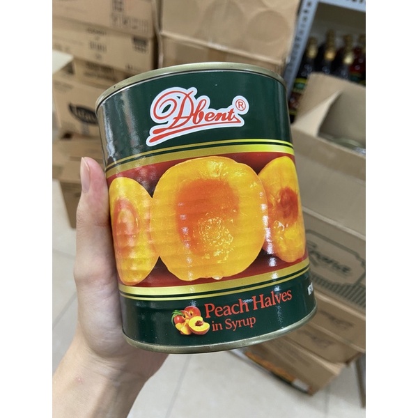 Đào ngâm HOSEM 820g/Đào ngâm Dbent 820g