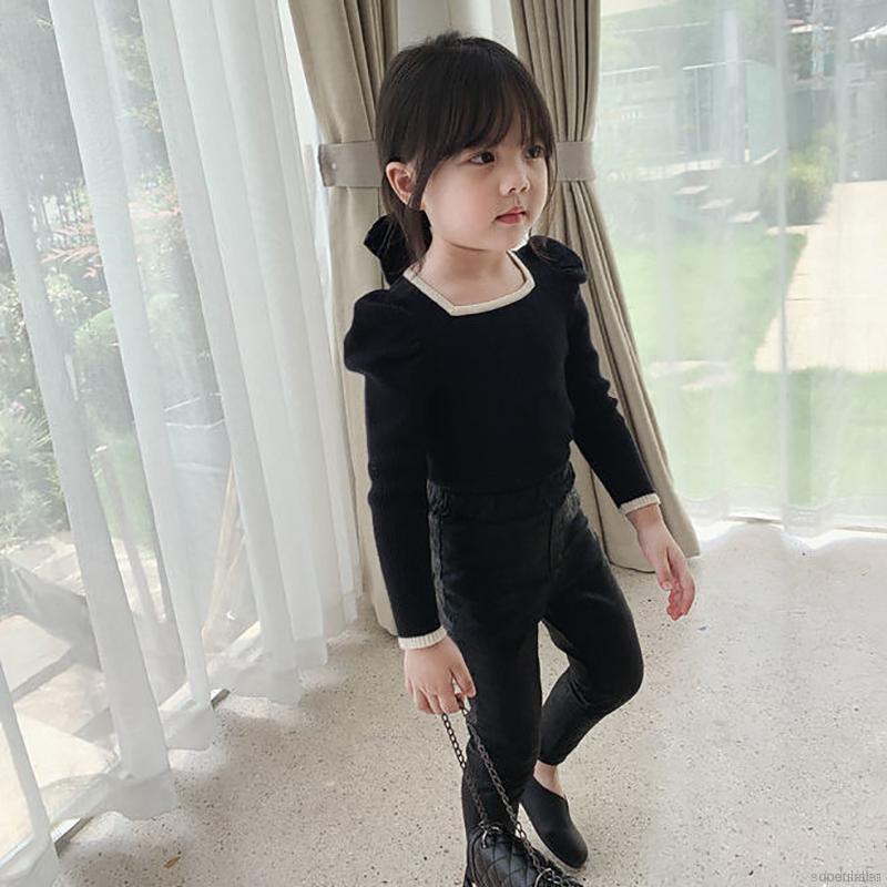 Áo Thun Tay Phồng Thời Trang Mùa Thu Cho Bé Gái