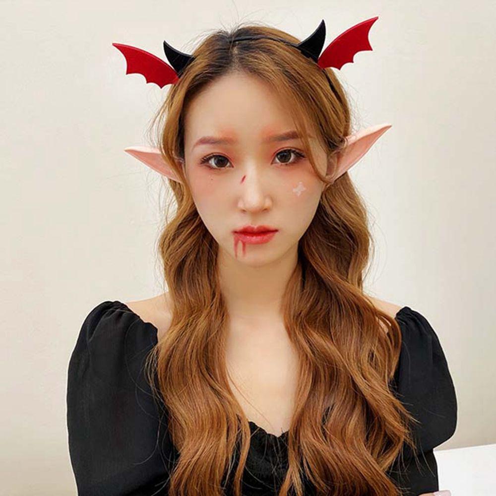 DARNELL Halloween Headband Gift Large Funny Costume Accessory Devil Wing Bat Carnival Easter Party Decor Halloween Party Halloween Hairbands