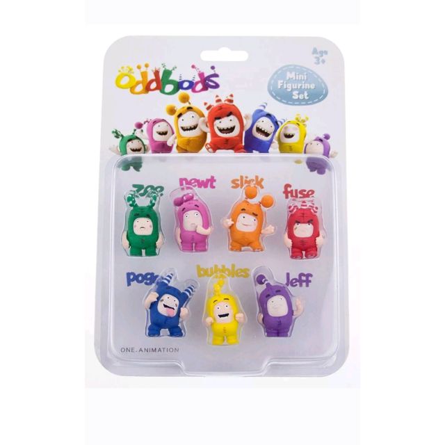 Bộ 7 con oddbods lọai mini 3.5-4cm