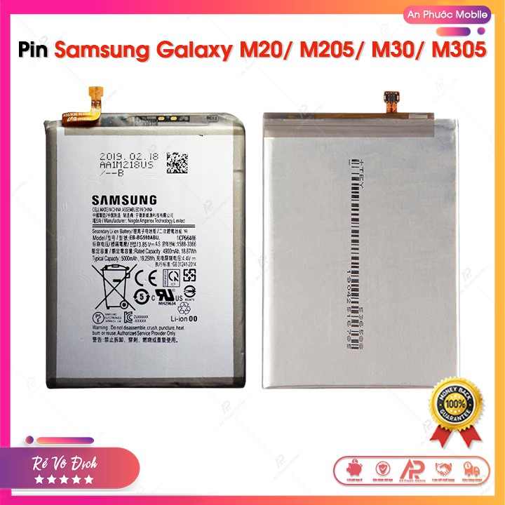 Pin Samsung M20 / G580 4900mAh - Pin Samsung Galaxy Zin Bóc Máy