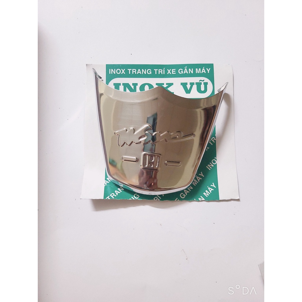 Ốp dè INOX xe máy Wave ANPHA 2017 đến 2023 + tặng kèm 1tem logo Titan HONDDA giá 1 bộ tại xưởng INOX Vũ