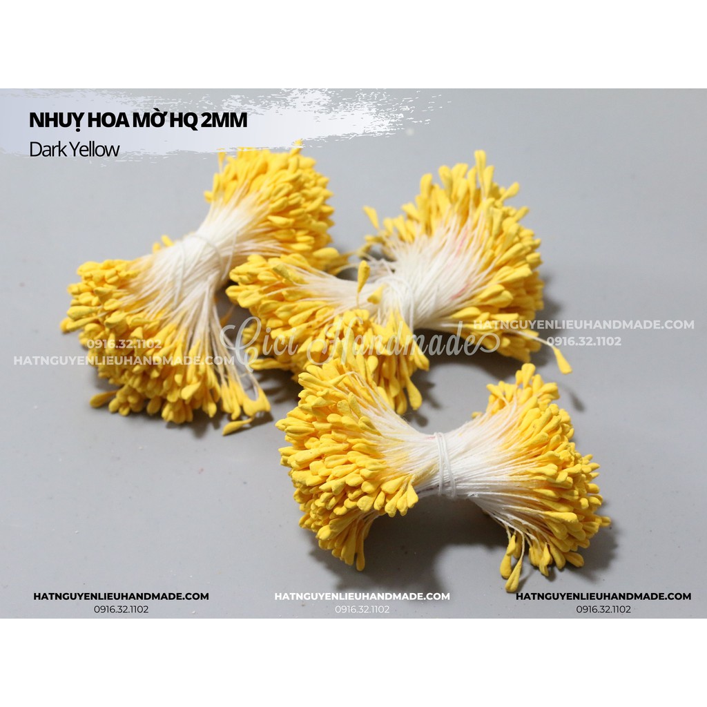 360 chiếc Nhụy hoa mờ cao cấp Hàn Quốc 2mm Cici Handmade hạt cườm nguyên liệu tự làm kẹp tóc đính kết váy hạt đá DIY