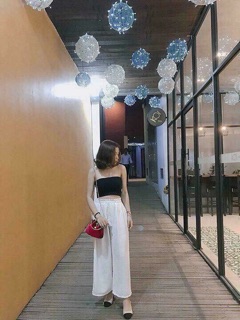 Quần ống sớ dáng rộng (HS)