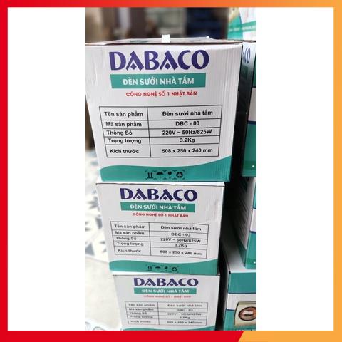 Đèn sưởi nhà tắm 3 bóng DABACO công nghệ số 1 nhật bản,chất lượng và đọ bền cao