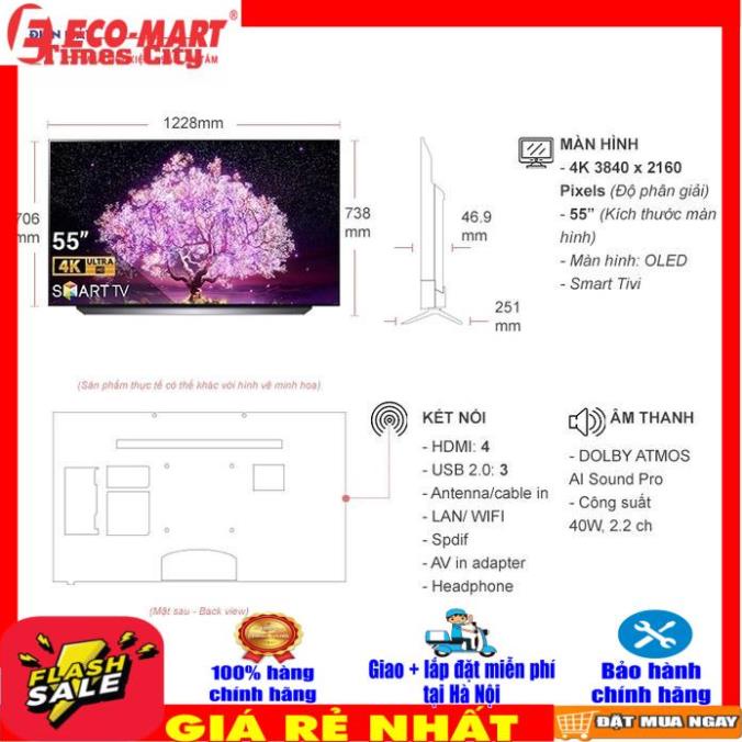 Tivi OLED LG 4K 55 inch OLED55C1PTB