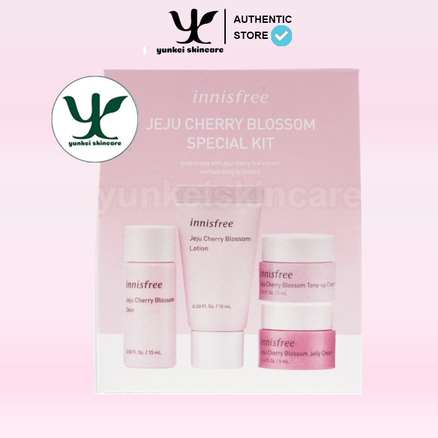 Set dưỡng da 4 món Innisfree Jeju Cherry Blossom Special Kit