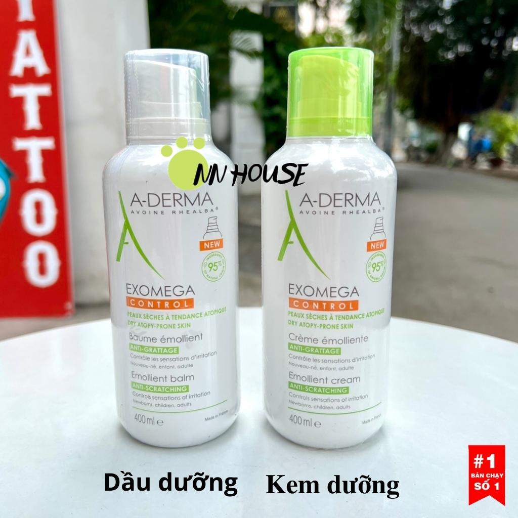 Kem dưỡng ẩm aderma exomega cream, baume 400ml tái tạo da khô - ảnh sản phẩm 1