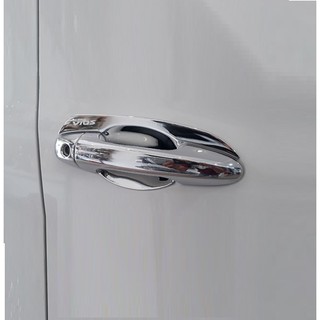 Toyota vios - ốp trang trí tay hõm cửa xe toyota vios đời 2019 đến 2020 mạ crom