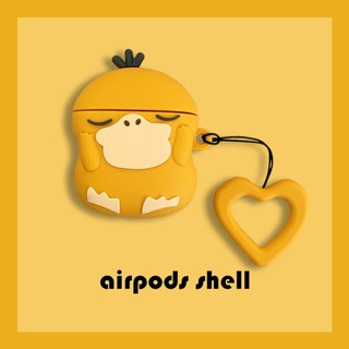 🐣 Case Vịt vàng Koduck tik tok 🐣 Vỏ bao Airpods 2 AirPod đựng tai nghe không dây i11 i12 i18 ... tặng kèm móc đeo
