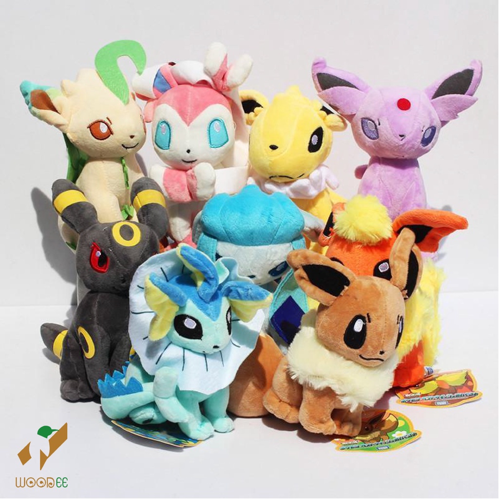 Gấu Bông Pokemon Eevee 9 Hệ tiến hóa