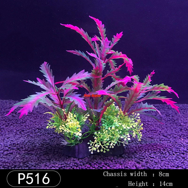 mô hình cây thủy sinh nhựa bể cá cảnh, lũa giả thủy sinh hồ cá