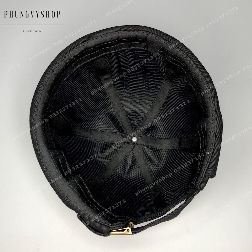 Mũ tròn miki phong cách Retro thêu N- nón Beanie