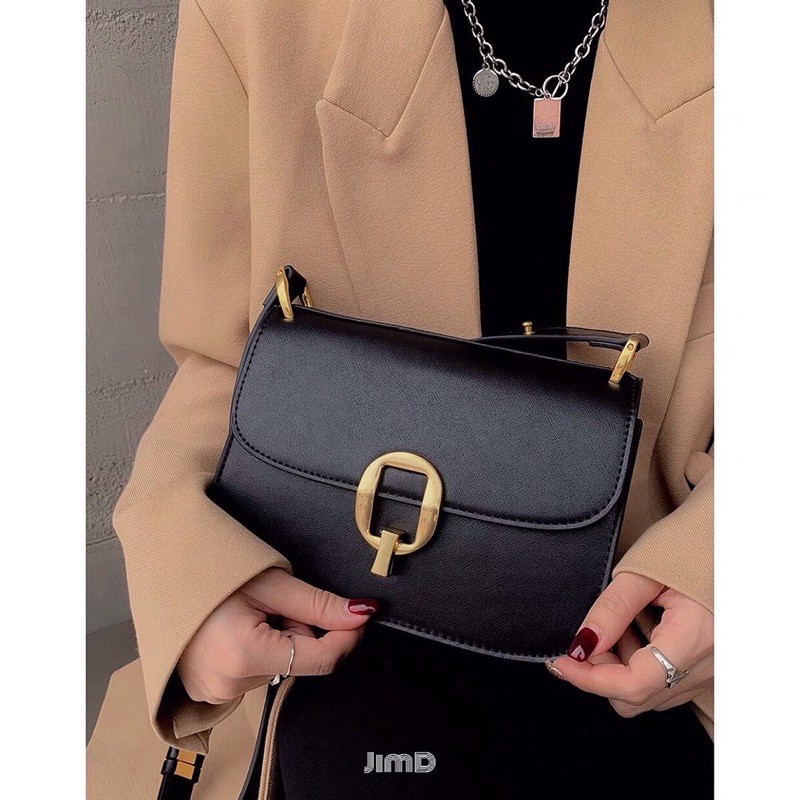 Túi xách nữ đi làm\đi chơi khoá cài kim loại chất da cao cấp- LOLI | BigBuy360 - bigbuy360.vn