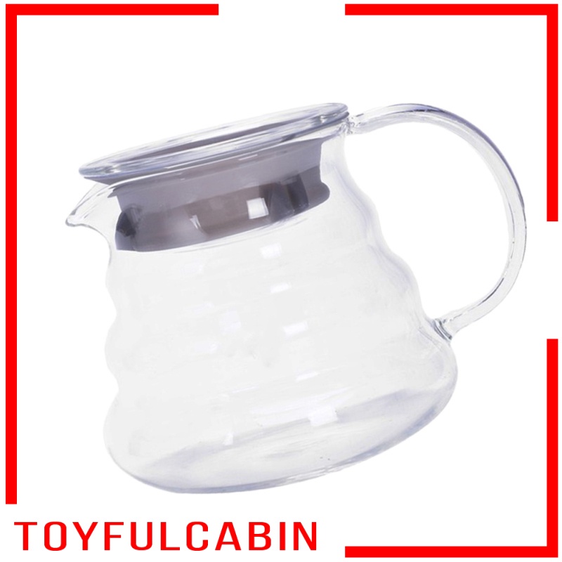 Kính Bình Thủy Tinh Pha Cà Phê Server 250 / 360 / 600 / 800ml Dung Tích 250ml