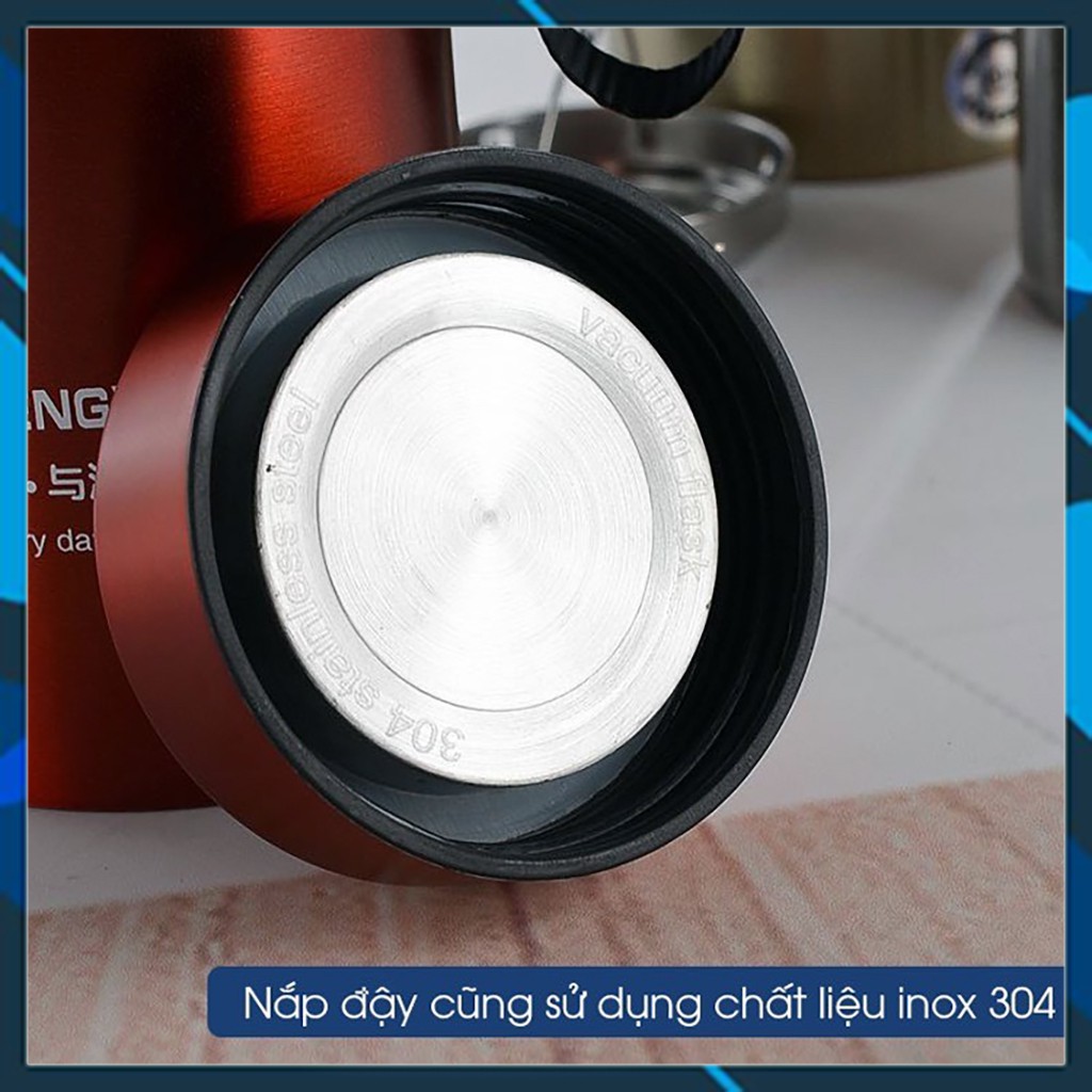 [GIỮ NHIỆT 18 TIẾNG 1Lít] Bình Giữ Nhiệt 1Lít nóng lạnh có nắp Inox Sus 304 Cao Cấp