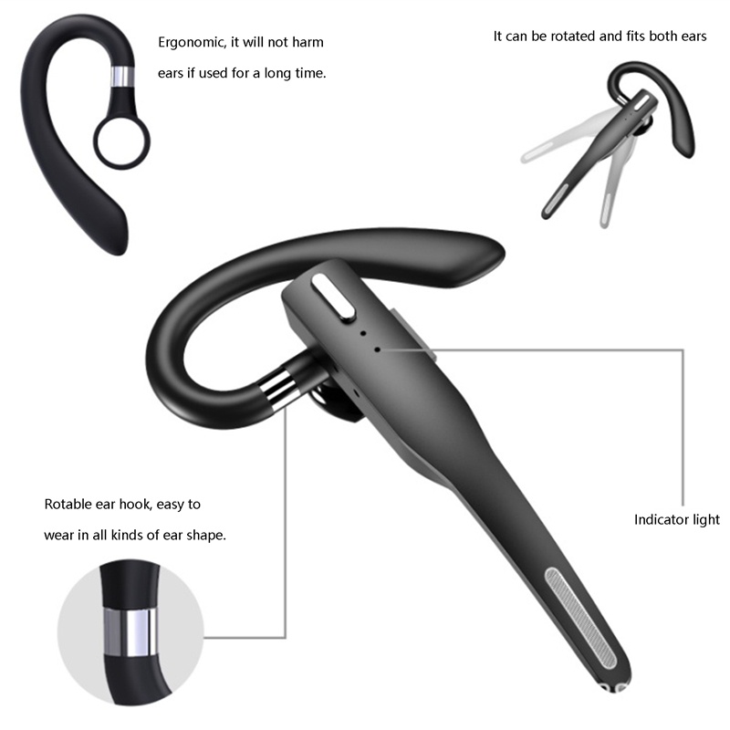 Tai Nghe Bluetooth 5.0 Kèm Mic Chống Ồn