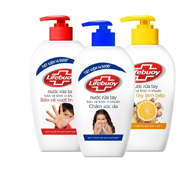 Nước rửa tay Lifebuoy Bảo vệ khỏi vi khuẩn 500gr (Chai) | Shopee Việt Nam