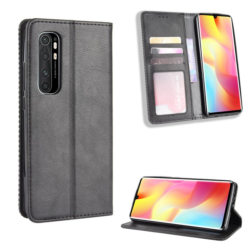 Bao da dạng ví Xiaomi Mi 11 5G, Mi 10T Pro 5G, Mi Note 10 Lite, Mi Note 10, Mi Note 10 Pro ngăn đựng thẻ tiền