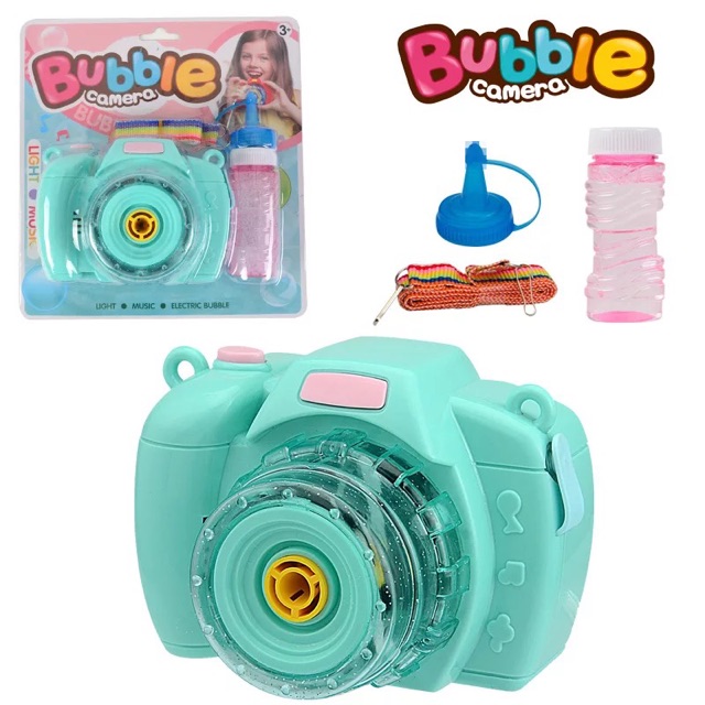 Máy ảnh bong bóng bubble camera đồ chơi cho bé