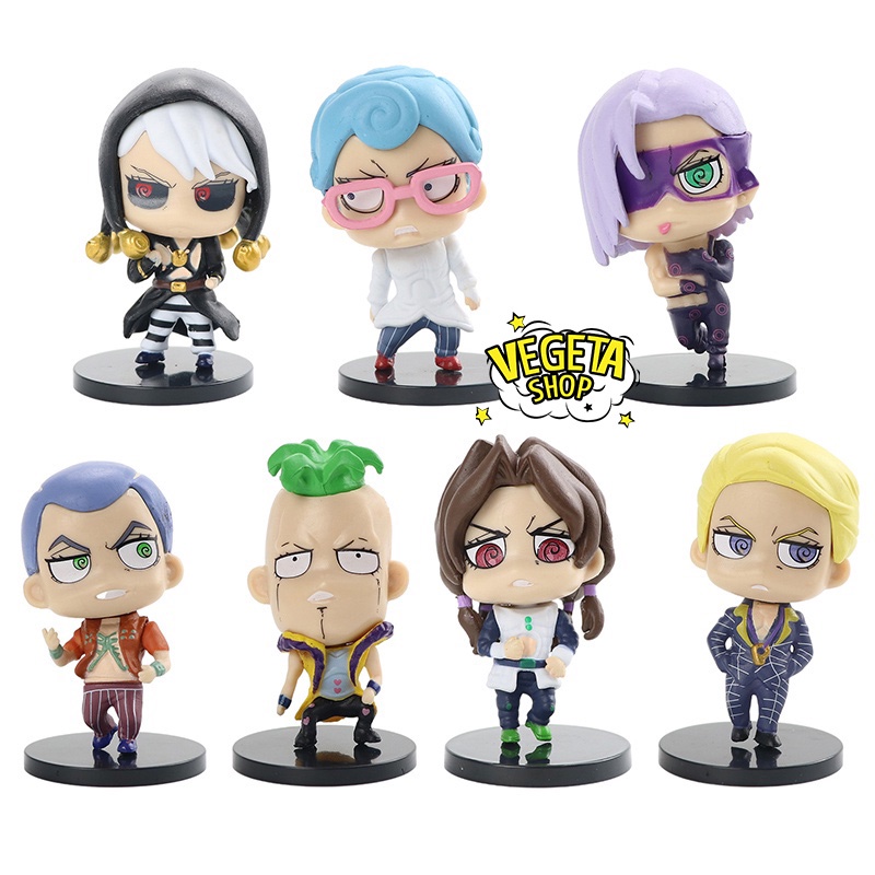 Mô hình JoJo's Bizarre Adventure - JoJo no Kimyou na Bouken - Iggy Muhammad Avdol Jean Pierre Polnareff Dio Brando Kujo
