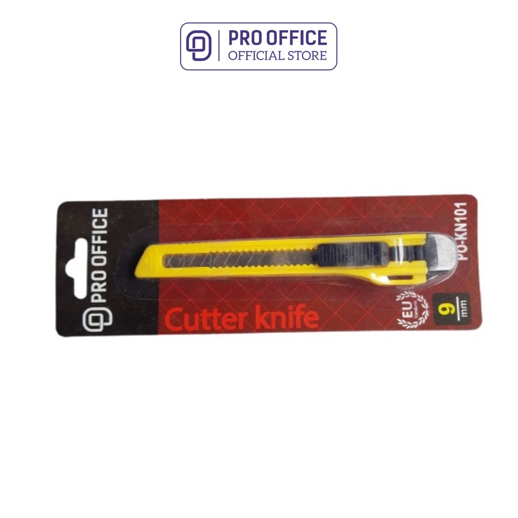Dạo Rọc Giấy Văn Phòng Thủ Công PRO OFFICE 9mm Không Gỉ KN101