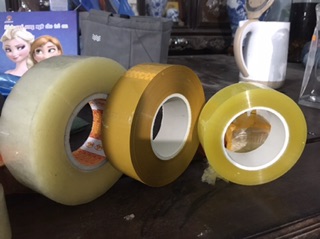 Băng dính 3kg/cây 6 cuộn dán thùng