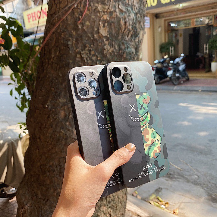 Ốp Lưng iPhone - Ốp iPhone Bape Silicon Full Hình Chìm