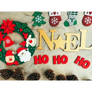Vòng decor noel - decor treo noel - decor noel 2D