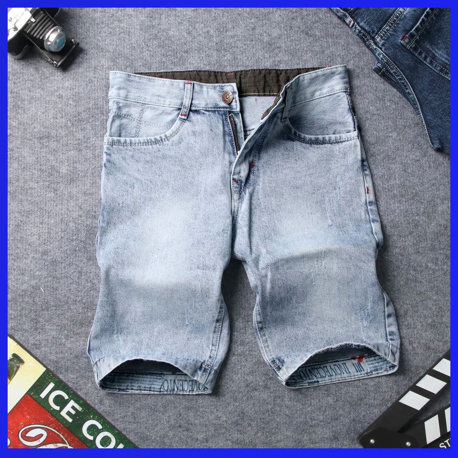 quần short jean nam NTQ414 [nhập DONGGIA15 giảm ngay 15k] donghonytran quần sooc nam