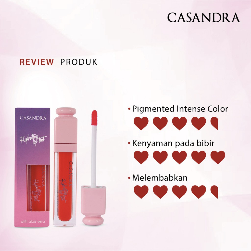 (hàng Mới Về) Son Tint Casandra Màu Sắc Tươi Tắn | BigBuy360 - bigbuy360.vn
