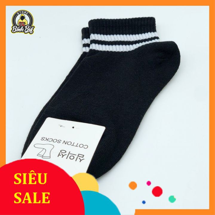 Tất nam nữ cổ ngắn hàn quốc