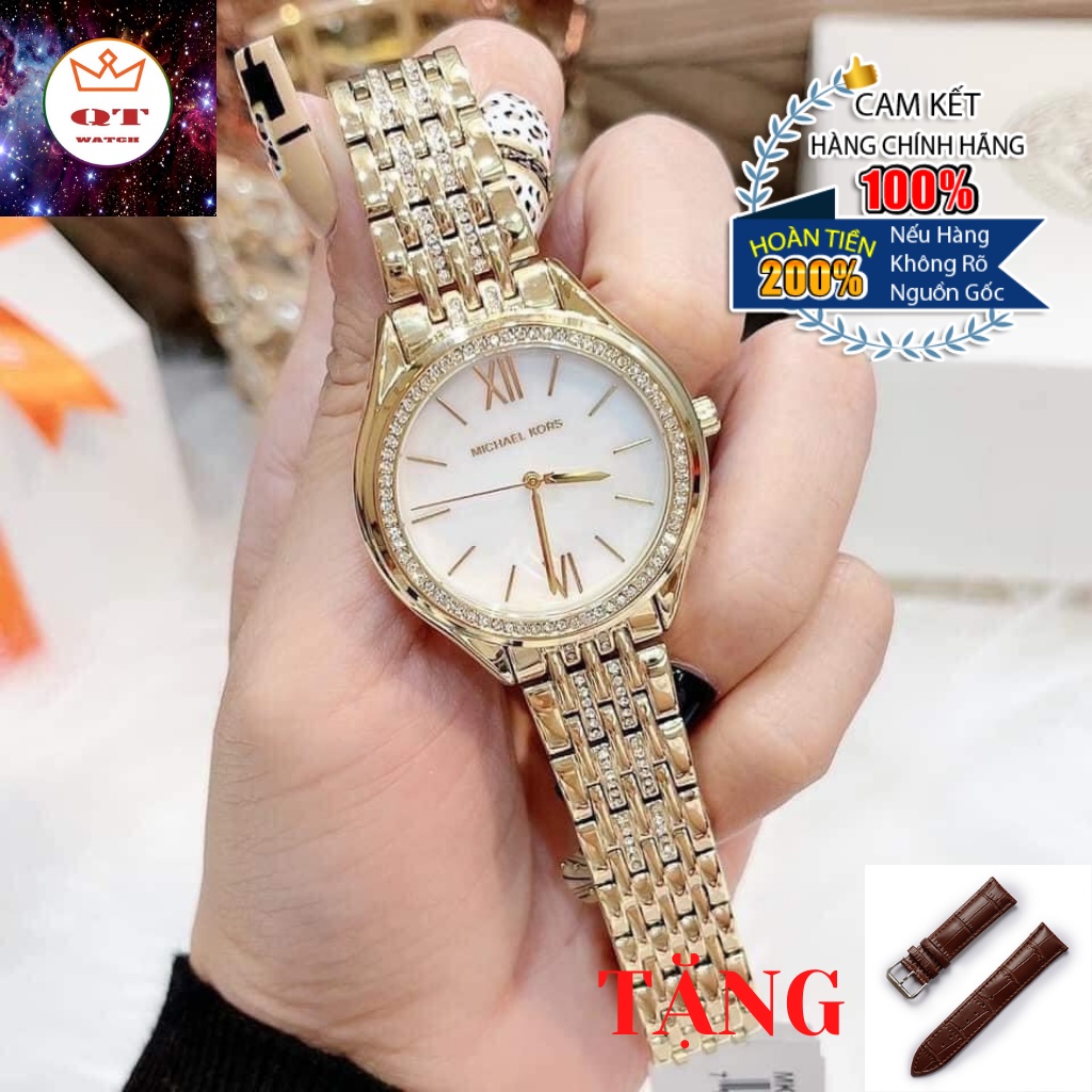 Đồng Hồ Nữ MICHAEL KORS MK7078 Chính Hãng Tặng Dây Da Cao Cấp