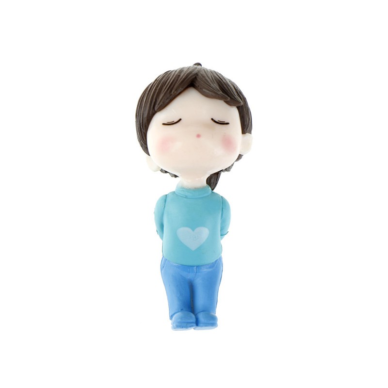 Hl Set 2 Mô Hình Cặp Đôi Mini Trang Trí Sân Vườn