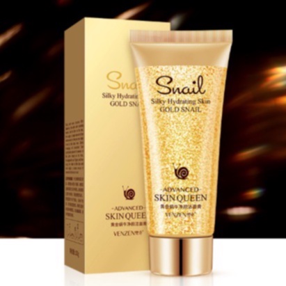Sữa rửa mặt dưỡng trắng da giảm thâm tàn nhang chiết xuất ốc sên Gold Snail Venzen