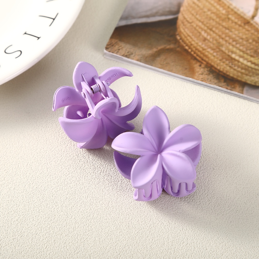 Set kẹp tóc nhựa HAIMEIKANG hình bông hoa màu sắc ngọt ngào dành cho bạn nữ