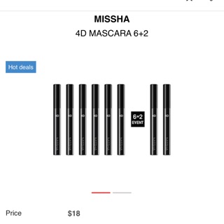 Mascara 4D missha