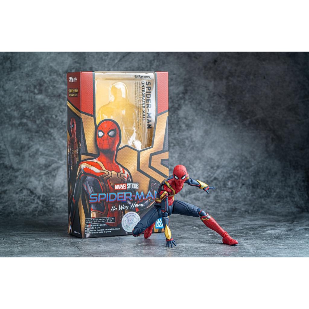 Mô Hình Chính Hãng SHF: Spider Man Integrated Suit - No Way Home