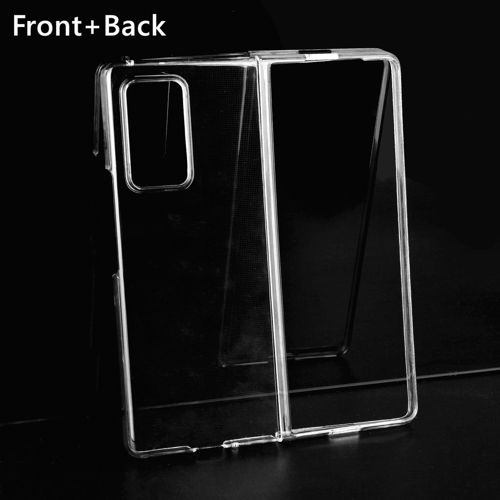 Ốp Điện Thoại Cứng Trong Suốt Bảo Vệ Mặt Trước Và Sau Cho Samsung Galaxy Z Fold 4 3 2 5G Z Fold4 Fold3