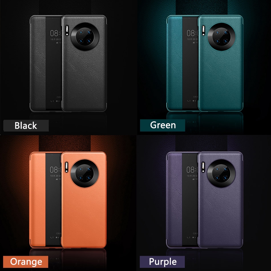 Bao da điện thoại PU nắp lật cho Huawei Mate 30 Pro