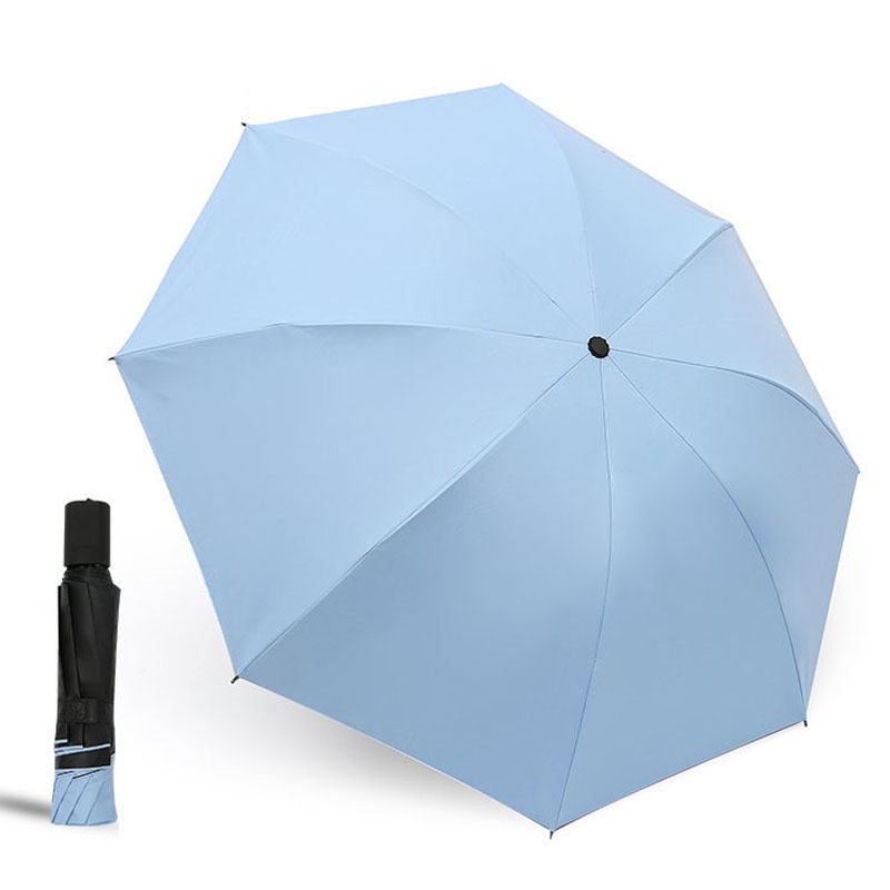 Dù Xếp Tự Động Cỡ Lớn Che Nắng Keo Chống Nắng Màu Đen Cho Nam Và Nữ