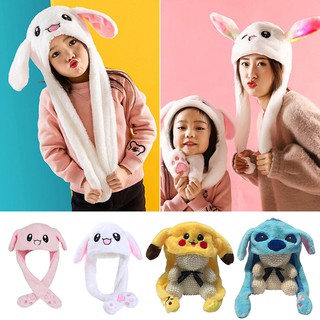 [Mã FASHIONT4FA2 giảm 10K đơn 50K] Mũ Tai Thỏ Giữ Ấm Thiết Kế Hoạt Hình Đáng Yêu Cho Nữ